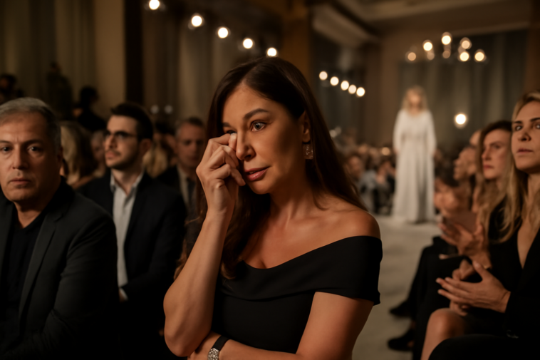 Atriz virou assunto ao chorar na apresentação da Mondepars em São Paulo, marcada por tributo familiar. Entenda por que repercutiu.