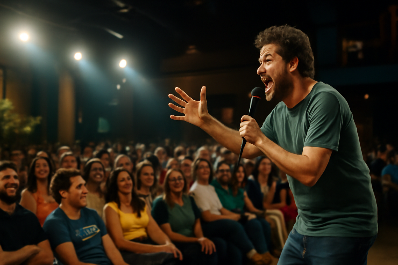 Com apresentação marcada para setembro na Serra, comediante aposta em improviso com a plateia. Saiba o que esperar do espetáculo.