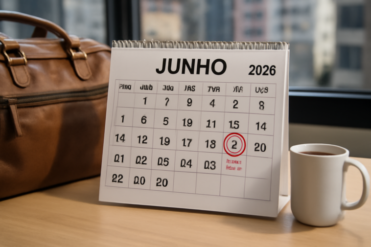 feriado junho 2026 — o que ainda vem por aí 1 Corpus Christi abre a temporada de folgas prolongadas em 2026. Veja as próximas datas e entenda por que o tema voltou ao topo das buscas.