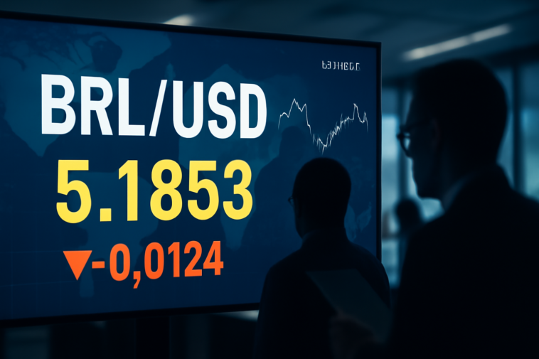 Moeda americana recua nesta segunda, enquanto petróleo, inflação e dados dos EUA mantêm o mercado em alerta. Entenda o cenário.