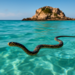 Vídeo confirma avanço de serpentes invasoras entre ilhotas de Ibiza e acende alerta ecológico na Espanha; entenda o caso.