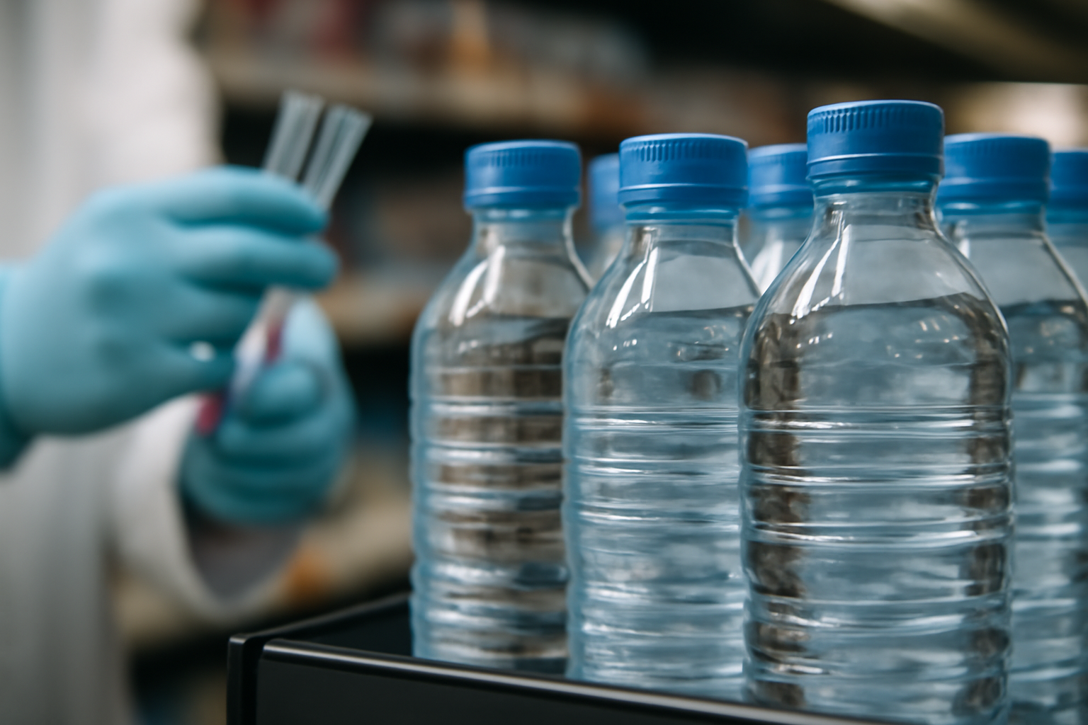 Busca disparou após a Anvisa determinar o recolhimento de um lote da água mineral Crystal por presença de bactéria. Saiba mais.